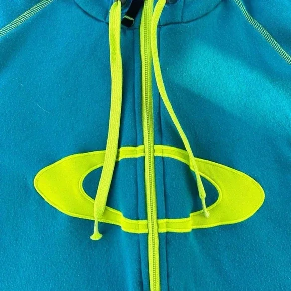 Oakley‎ Fleece Jacket Teal - Picture 7 of 13